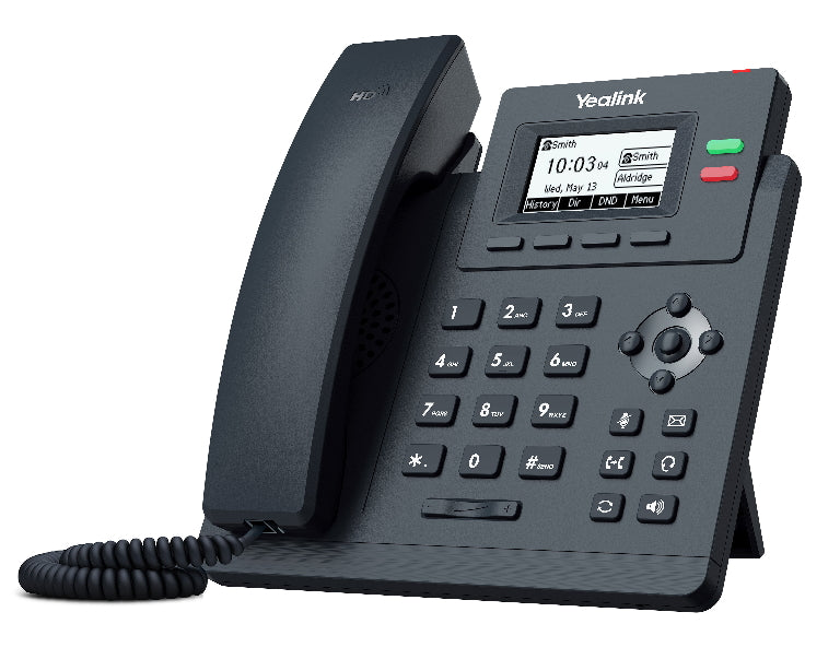 Yealink T31G 2 Line IP phone Basic Desk Phone, 132x64 LCD, Dual Gigabit Ports, PoE. No Power Adapter included, Zoom, HD Voice, 5-Way Local Conference Yealink T31G 2 Line IP phone Basic Desk Phone, 132x64 LCD, Dual Gigabit Ports, PoE. No Power Adapter included, Zoom, HD Voice, 5-Way Local Conference